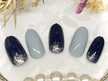 ビューティー マイラ(beauty MyRA)/ネイビーネイル
