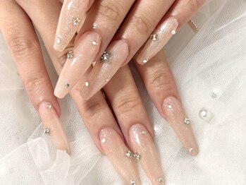 private salon Ruly nail/キレイめロングネイル:*+.