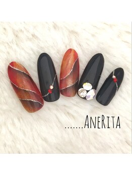 ネイルサロン アンリタ(nail salon AneRita)/紅葉カラー☆和ネイル