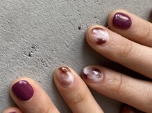 アロナ ネイルサロン アンド スクール(alona)/ミルクたっぷりカフェオレ