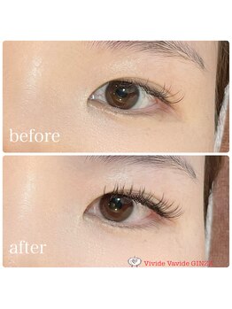 ビビデバビデ(Vivide Vavide)/【マツエク】フラットラッシュ