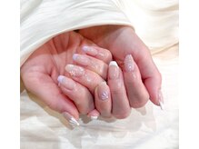 ヘアアンドネイル ミューズ 新浦安店(HAIR&NAIL MUSE)/くすみパープルフラワー