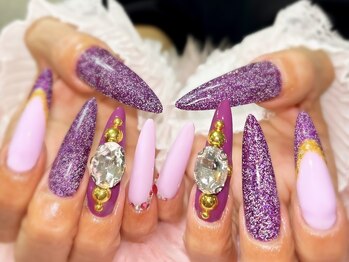 大人ゴージャスネイル