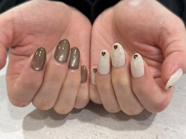 マグネット×ハートネイル
