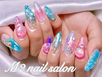 エムズ ネイルサロン(M2)/夏のトレンド詰め合わせネイル