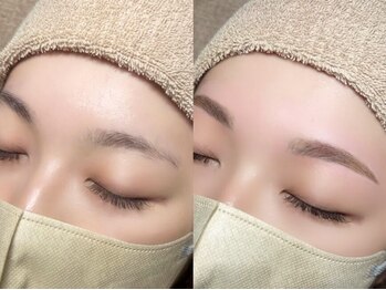 サンクリュクス 栄店(CINQ LUXE)の写真/―旬顔メイクに必須！本格アイブロウWaxスタイリングで垢抜け美眉―失敗しないアイゾーン黄金比バランス！