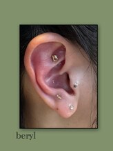 ベリル(beryl)/耳つぼジュエリー