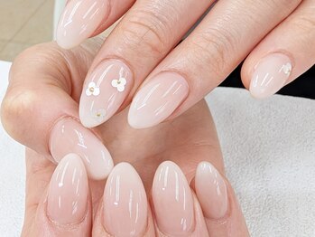 セラピッシュネイル (therapish nail)の写真/《東三国》オフィスに馴染むキレイめデザインも◎ワンカラ―/グラデーション/シンプルネイルに自信あり*