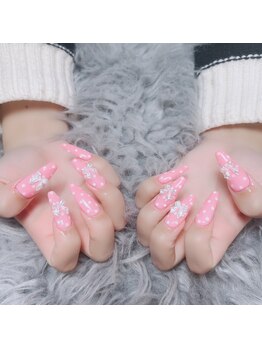 u.Neek【ユニーク】長さだし/スカルプ/定額/持ち込み/海外風/ベイビーブーマー/【スカルプ】オーダーデザイン