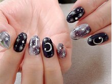 ネイルルージュ(Nail Rouge)/夜空ネイル、ネイビーネイル