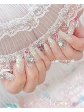 ファラウェイネイル(Faraway nail)/キラキラピンクネイル☆