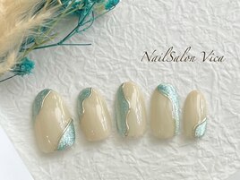 マグネットのニュアンスネイル☆