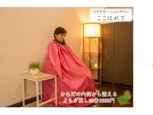 ここはれての雰囲気（よもぎ蒸し～♪女性特有のお悩みにも効果期待）