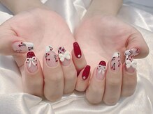 ラッキー 渋谷店(Lucky)/さくらんぼデザインネイル