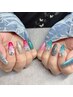 【ハンド】持ち込み(オーダー)デザイン派手¥8000~(2時間30分)