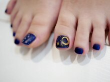 ビューティービースト フォー ネイルアンドアイラッシュ 松浜店(beauty:beast)/夜空フットネイル☆