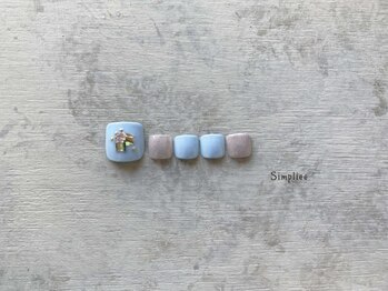 シンプリー 西荻窪店(Simpliee)/ 【Foot】定額ネイル￥6900