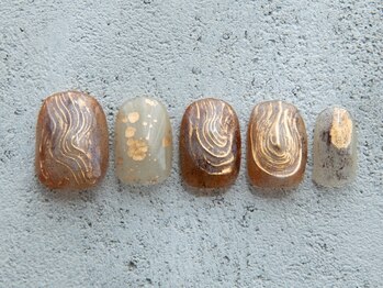 ルフトエーデ(LUFT Ode)/【Art 10】波ミラーネイル