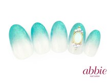 ネイルサロンアビー 北千住店(abbie)/初夏グリーン ¥9251