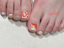 ミリネイルズ(milli nails)/個性派フットネイル
