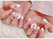 キレイエ ネイルズ(KIREIE NAILS)/ガーリー フレンチ チーク