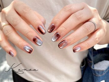 カノアネイルプレイス(KANOA nail place)の写真/【カラー2500種!!】話題のenoiを始め最新マグネットも勢揃い★流行りを先取りする最旬ネイルを鶴見で*