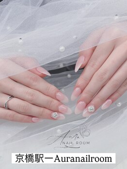 オウラネイルルーム(Aura nail room)/ちゅるんピンクネイル