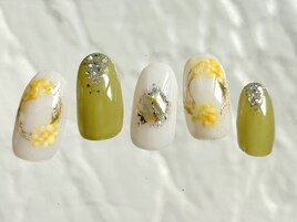 お花ネイル