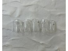 ネイルルーム エルナ(nail room ELNA)/アシンメトリーデザインA￥7800