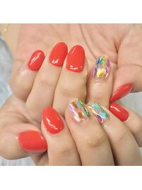 リーフホロネイル☆