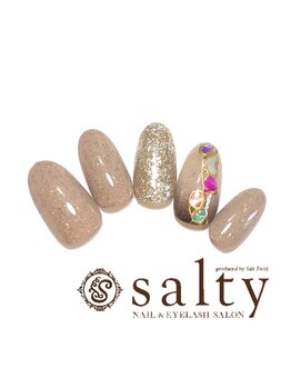 ネイルアンドアイラッシュサロン ソルティ 寺田町(salty)/シェルネイル