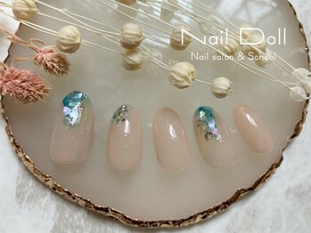 ネイルドール(Nail Doll)/インクニュアンス×ピンク