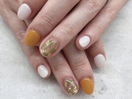 (中原)秋のアニマルネイル