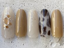 フリークネイル(FREAK Nail)/シースルーレオパード ¥8500