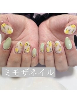 イフネイル(if nail)/◇ミモザネイル◇