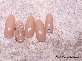 (1900)ストーンフラワーネイル