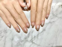 ネイルサロン マリキータ(MARIQUITA)/春カラー/ミラーグラデーション