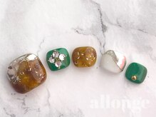 アロンジェ 甲府中央店/べっこうネイル☆