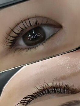 ブラン(Blanc)の写真/貴方だけのオーダーメイドなデザインで理想の自然で上品な目元に♪【オーダーメイドラッシュリフト￥5500】
