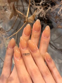 シンプルカラー×スカルプ