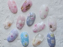 メルシー ネイル(mercii nail)の雰囲気（春のフラワーアートもたくさんご用意しました♪）
