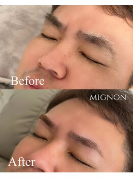 アイルーム ミニョン(eyeroom mignon)/メンズアイブロウ