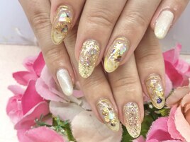 立和名/華やか大人シェルネイル