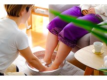 イーズ(ease)/ご来店後の足湯