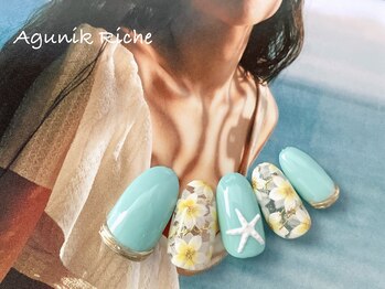 アグニークリッシェ(Agunik Riche)/【プルメリアネイル】