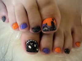 ハロウィン ラメ カラフル
