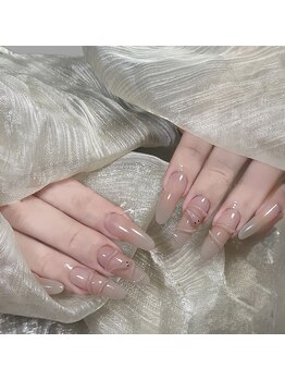 ワンダー(WONDER)/長さ出しネイルデザイン