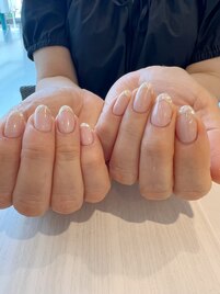 シェルフレンチネイル