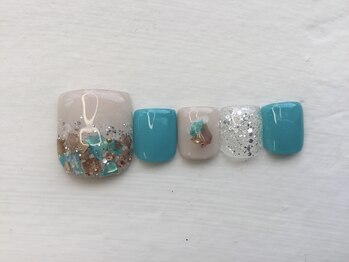 ルリアンネイル(le lien nail)/Foot定額アートコースB