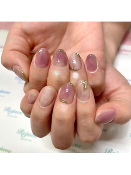 リジュベ(Rejuve)/ふんわりパープル&白ニュアンス